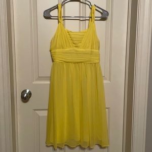 Banana Republic dress.  Beautiful bright yellow.  Ladies size 2.